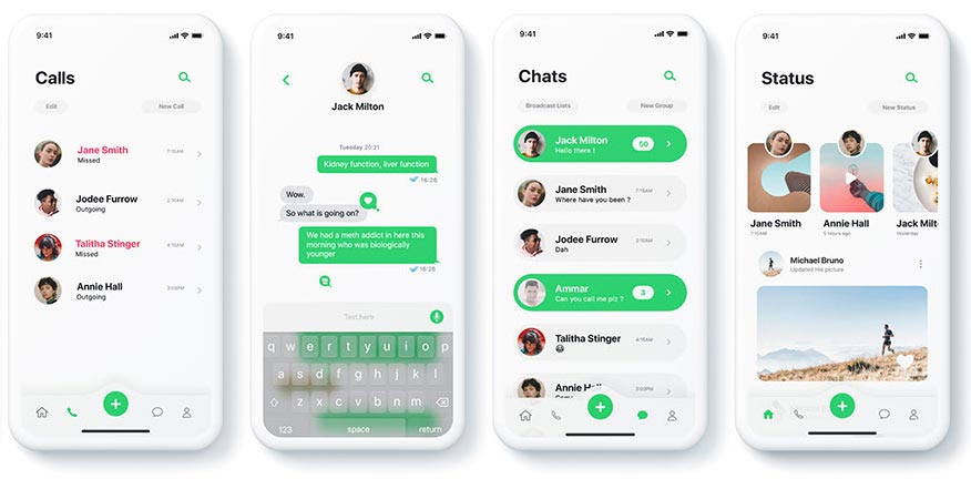 Readymade WhatsApp Clone for Android and iPhone and Web